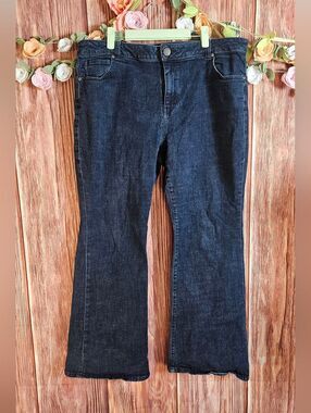 Cabi Dark Wash Trouser Jeans Size 18